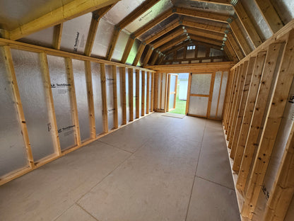 10x20 - Lofted Low Wall