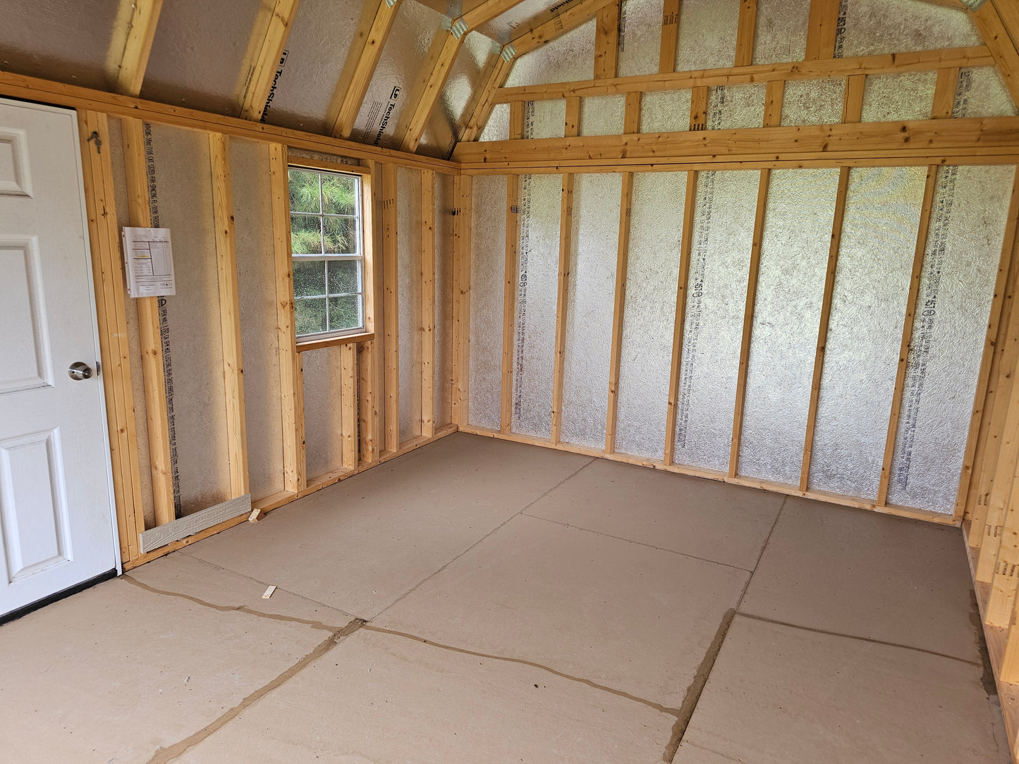 12x16 - Lofted Low Wall