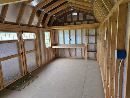 10x20 - Lofted Low Wall